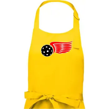 Kuchyňská zástěra Okřídlený míček - Pánská zástěra na vaření - Univerzální velikost ( Žlutá )