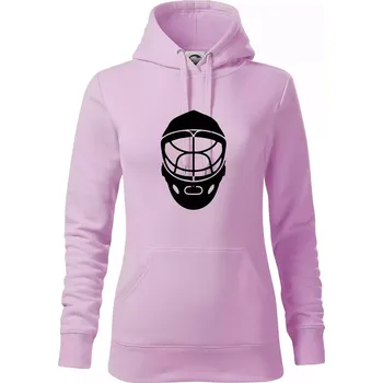Dámská mikina Florbal maska - Mikina dámská Cape s kapucí - XS ( Orchid )