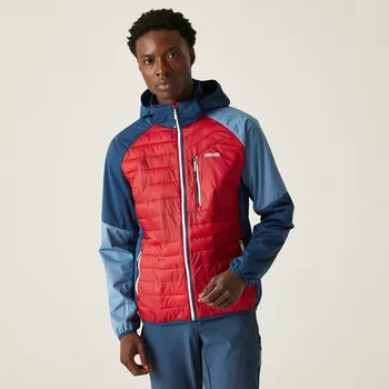 Pánská bunda Regatta Pánská hybridní bunda Andreson Pro Hybrid RMN235 modrá/červená Velikost: L