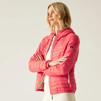 Regatta Dámská plněná bunda Hurden Padded Jacket RWN343 peach bloom light vanilla Velikost: 40
