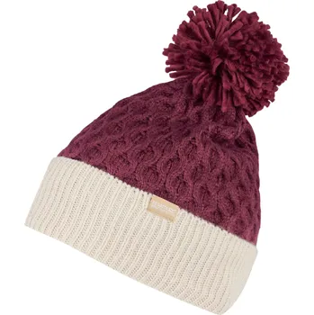 Čepice Regatta Dámská pletená zimní čepice Frosty Hat VIII RWC191 dark red Velikost: uni