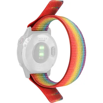 Řemínek na hodinky Nylonový řemínek Ricardo 22mm (pro Garmin Fenix 8/7/6 (47mm), Epix 2 aj.), barevný, provlékací