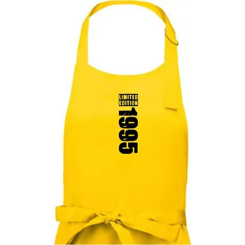Kuchyňská zástěra Limited edition 1995 pruh - Dámská zástěra na vaření - Univerzální velikost ( Žlutá )