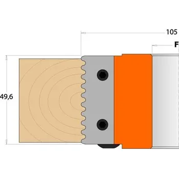 Fréza IGM profilový nůž pro 694008, C69500801