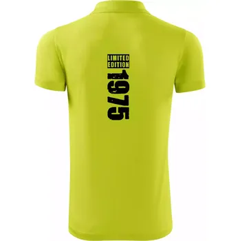 Pánská košile Limited edition 1975 pruh - Polokošile Victory sportovní (dresovina) - L ( Limetková )