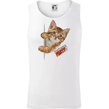 Řekl někdo slovo party - Tílko pánské Core - S ( Bílá )