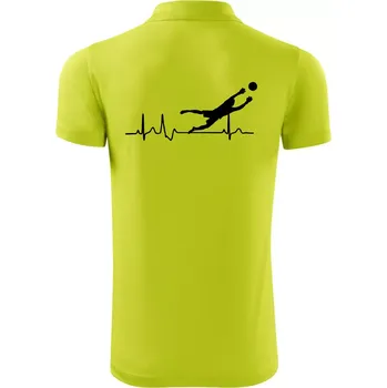 Pánská košile Ekg fotbal brankář - Polokošile Victory sportovní (dresovina) - S ( Limetková )