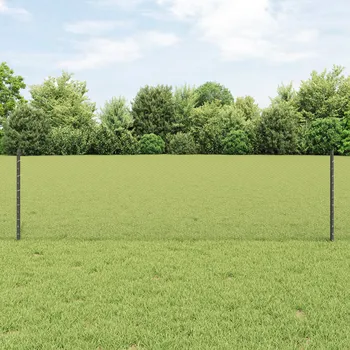 Plotový sloupek U-Channel plotové sloupky 11 ks Šedé 60 cm Ocel Šedá3336849