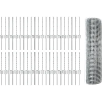 Plotový sloupek svářecí drátěný plot s 44 U sloupky Stříbrná 0.4x100 m Ocel Stříbrná3336412