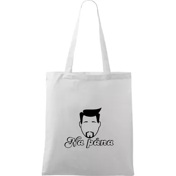 Na pána - Taška bavlněná - 42 x 38 cm ( Bílá )
