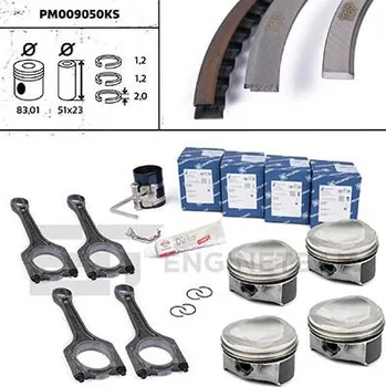 Píst motoru Sada pístu ET ENGINETEAM PM009050KS
