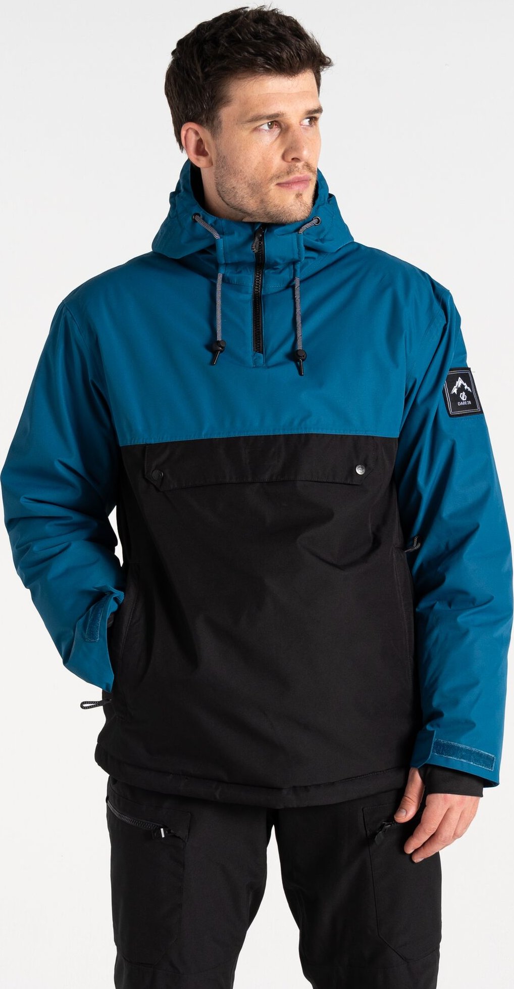 Dare2b Pánská lyžařská bunda přes hlavu Freeride DMP599 blue black Velikost: XXL