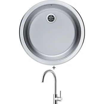 Nerezový dřez Nerezový dřez SET Alveus FORM 10 nerez + Alveus ROXA chrom