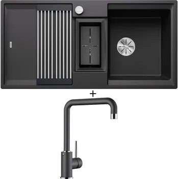 Granitový dřez Granitový dřez SET Blanco ADIRA 6 S antracit s excentrem 527602 + Blanco MILI antracit 523103