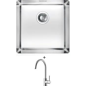 Nerezový dřez Dřez pod desku SET Alveus KOMBINO 30 U nerez + Alveus ROXA chrom