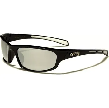 CHOPPERS WRAP AROUND zrcadlové Sluneční brýle Stříbrné