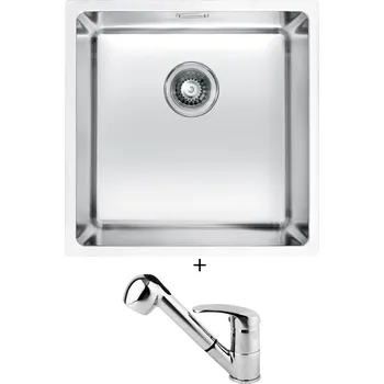 Nerezový dřez Nerezový dřez SET Alveus KOMBINO 30 FS nerez + Alveus OAZA chrom