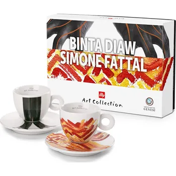 Sklenice Illy kolekce 2024 GENESI - kapučíno B 2 ks