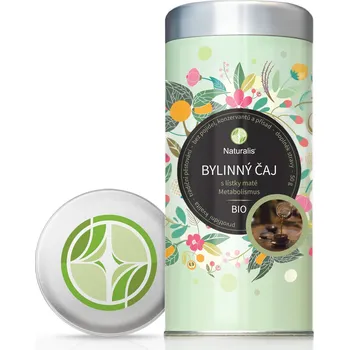 Čaj Bylinný čaj s lístky maté (Metabolismus) Naturalis BIO - 50 g