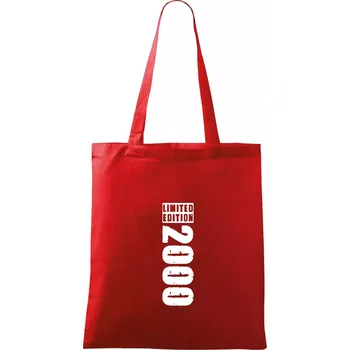 Nákupní taška Limited edition 2000 pruh - Taška bavlněná - 42 x 38 cm ( Červená )