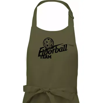 Kuchyňská zástěra Florbal team - Dámská zástěra na vaření - Univerzální velikost ( Khaki )