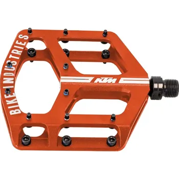 Pedál na kolo Pedály KTM TRAIL FLAT CNC LSB, oranžové