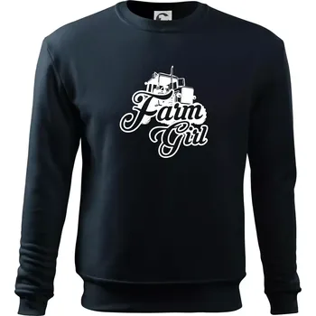 Chlapecké tričko Farm Girl - Mikina Essential dětská - 158 cm/12 let ( Námořní modrá (téměř černá) )