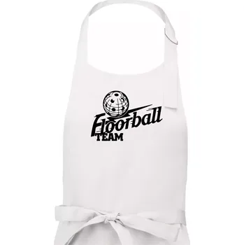 Kuchyňská zástěra Florbal team - Pánská zástěra na vaření - Univerzální velikost ( Bílá )