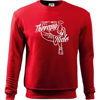 I don't Therapy Ride - jezdkyně - Mikina Essential dětská - 146 cm/10 let ( Červená )