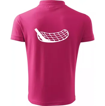 Pánská košile Florbalová čepel - Polokošile pánská Pique Polo 203 - 5XL ( Purpurová )