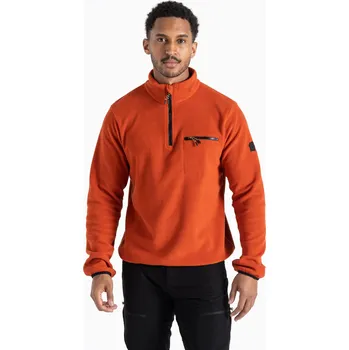 Pánská mikina Dare2b Pánská mikina Affinity Fleece DMA715 tm. cihlová Velikost: XXL