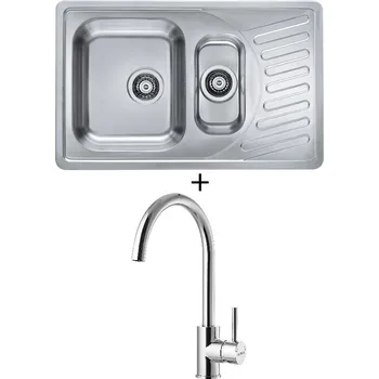 Nerezový dřez Nerezový dřez SET Alveus ELEGANT 110 nerez + Alveus ROXA chrom