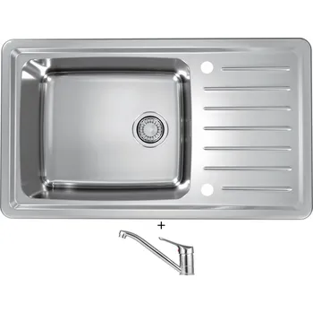 Nerezový dřez Nerezový dřez SET Alveus GALEO 30 nerez + Alveus RIVIERA X chrom