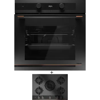 Vestavná trouba SET Teka HLB 84-G1 BM + Teka GBC 75-G1 GB