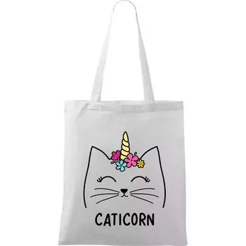 Caticorn - Taška bavlněná - 42 x 38 cm ( Bílá )