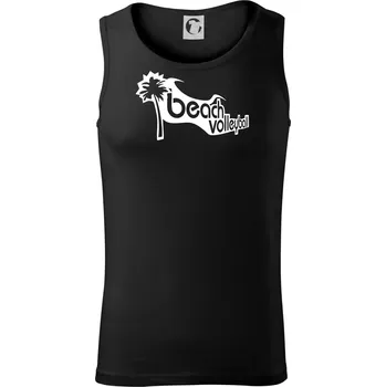 Pánské termoprádlo Beach volleyball obrys - Tílko pánské Core - XL ( Černá )