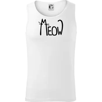 Meow - Mňau - Tílko pánské Core - XL ( Bílá )