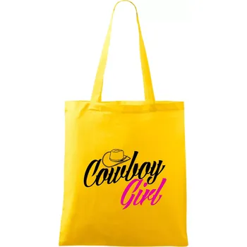 Cowboy Girl - Taška bavlněná - 42 x 38 cm ( Žlutá )