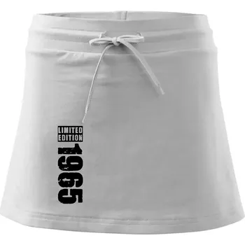 Dámská sukně Limited edition 1965 pruh - Sportovní sukně - two in one - XL ( Bílá )