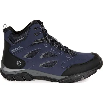 Pánská treková obuv Regatta Pánské vyšší trekové boty Holcombe IEP RMF573 tm. modrá Velikost: 44