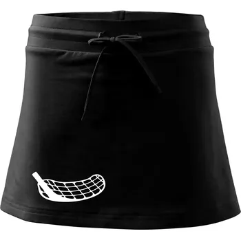 Dámská sukně Florbalová čepel - Sportovní sukně - two in one - L ( Černá )