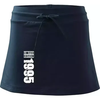 Dámská sukně Limited edition 1995 pruh - Sportovní sukně - two in one - XS ( Námořní modrá (velmi tmavá - téměř černá) )