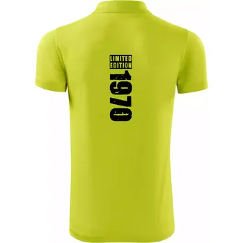 Pánská košile Limited edition 1970 pruh - Polokošile Victory sportovní (dresovina) - 3XL ( Limetková )