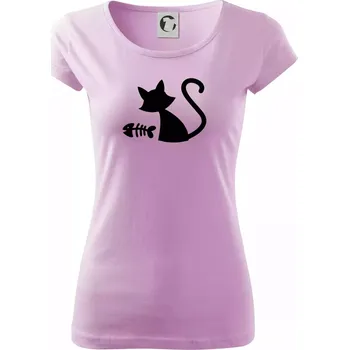 Dámské tričko Ryba vs kočka - Dámské triko Pure - XS ( Orchid )