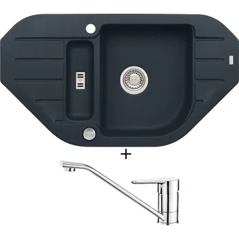 Granitový dřez Granitový dřez SET Alveus NIAGARA 60 twilight 05 + Deante CORIO BFC 060M chrom