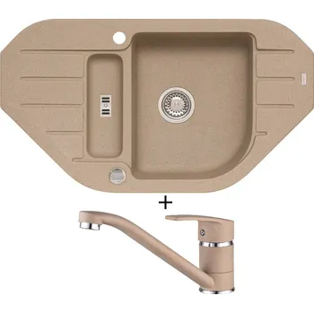 Granitový dřez Granitový dřez SET Alveus NIAGARA 60 beige 55 + Alveus NINA beige 55