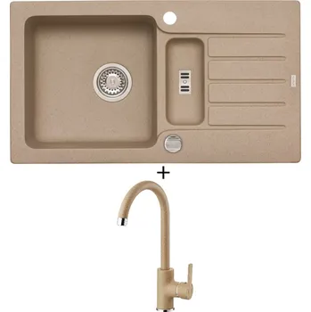Granitový dřez Granitový dřez SET Alveus NIAGARA 70 beige 55 + Alveus TONIA beige 55