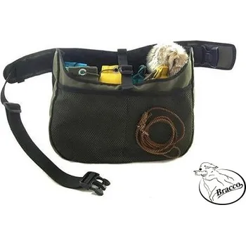 Opasek Bracco Exkluzivní výrobky - zvýšená garance Bracco výcvikový opasek, Side Bag- hnědá, polyamid VÝPRODEJ Varianta: Bracco výcvikový opasek, Side Bag- hnědá, polyamid.