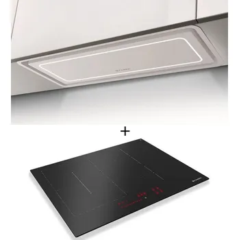 Digestoř SET FABER IN-LIGHT EV8 WH MATT KL A70 + FABER FCH 64 BK KL