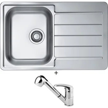Nerezový dřez Nerezový dřez SET Alveus LINE MAX 80 nerez + Alveus OAZA chrom